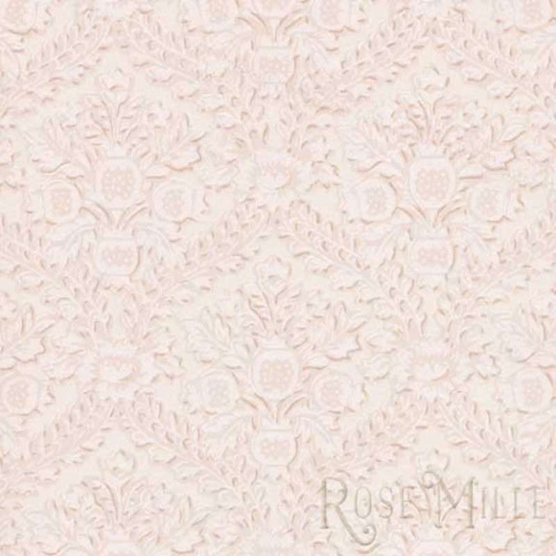 Pineapple Waves in Rose - Signature Vintage Scrapbook Papers