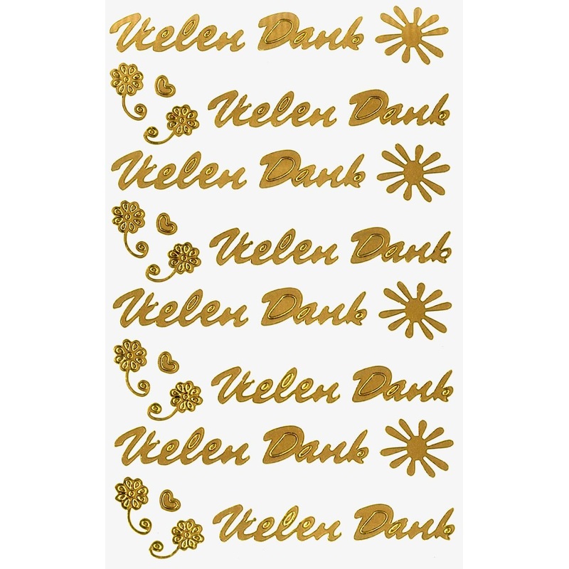 Stickers, Vielen Dank