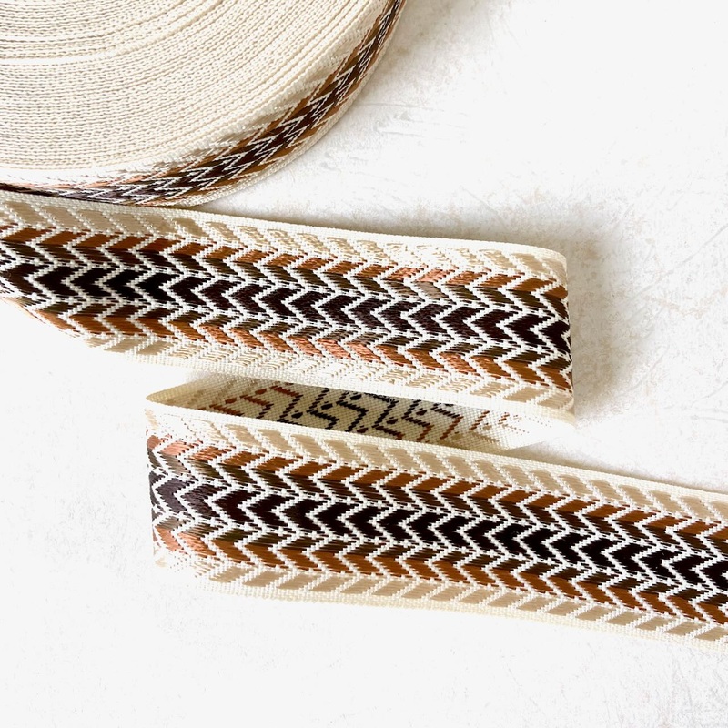 Arrow Jacquard-Brown & Tan