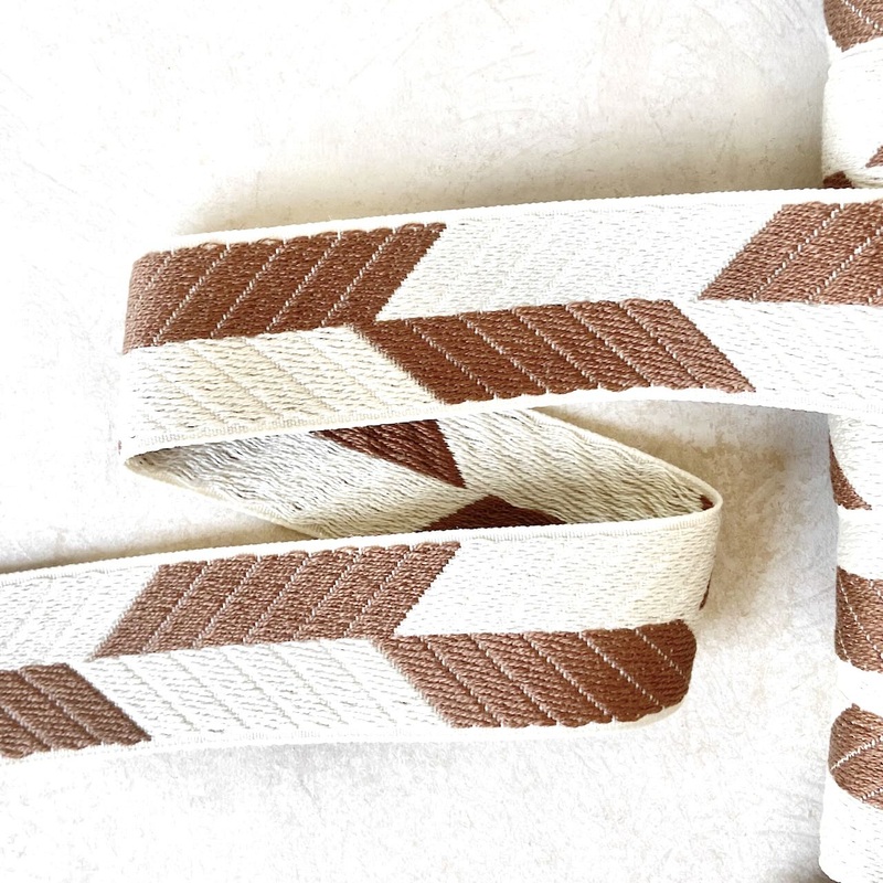 Cotton Diagonal Lines Jacquard