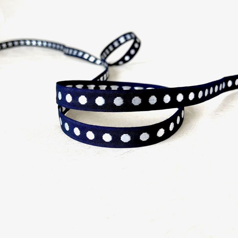 Dot Jacquard-Dark Navy