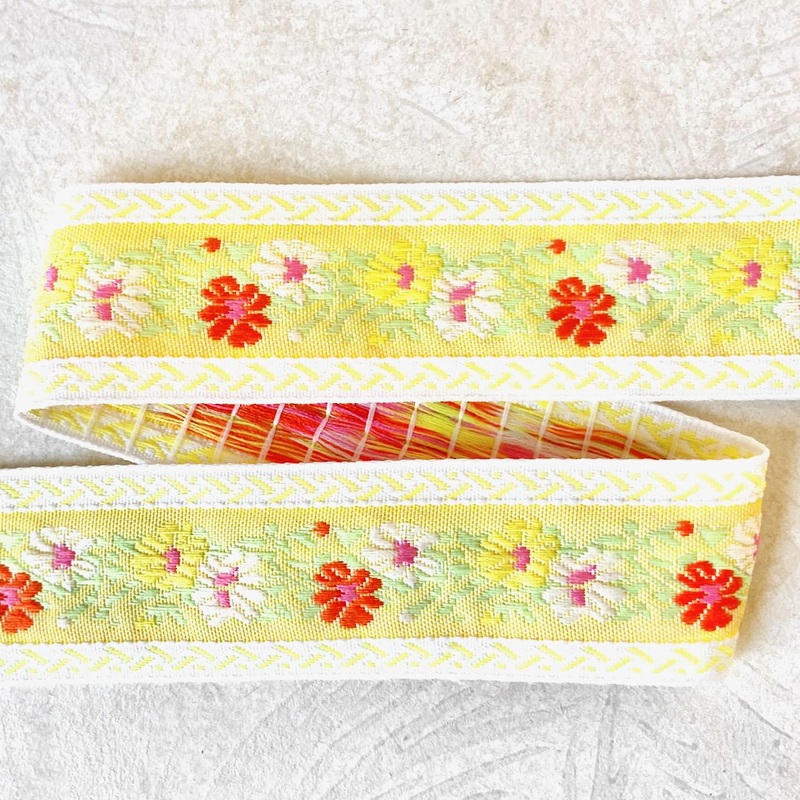 Floral Jacquard-Yellow