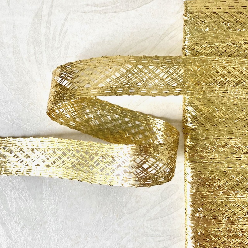 Metallic Flat Braid-Gold-By the Yard & 36 Yard Board