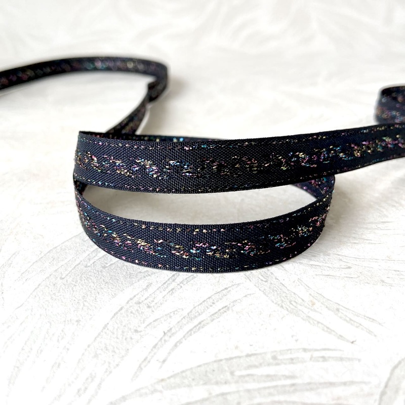 Metallic Jacquard-Black