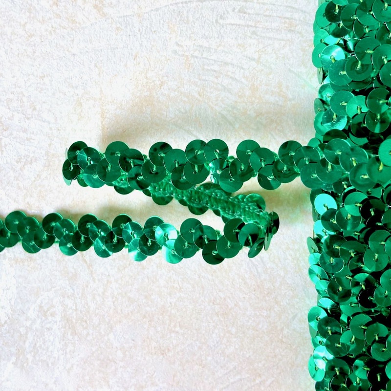 Non-Stretch Metallic Sequin Trim