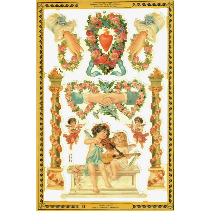 Scrapbook Pictures, Angels and Flowers