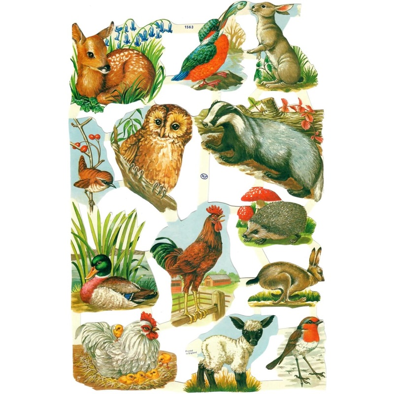 Scrapbook Pictures, Assorted Animals