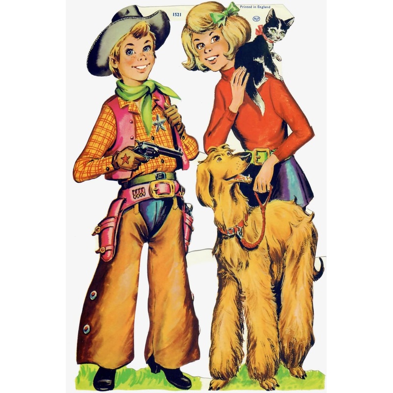 Scrapbook Pictures, Friends-Vintage