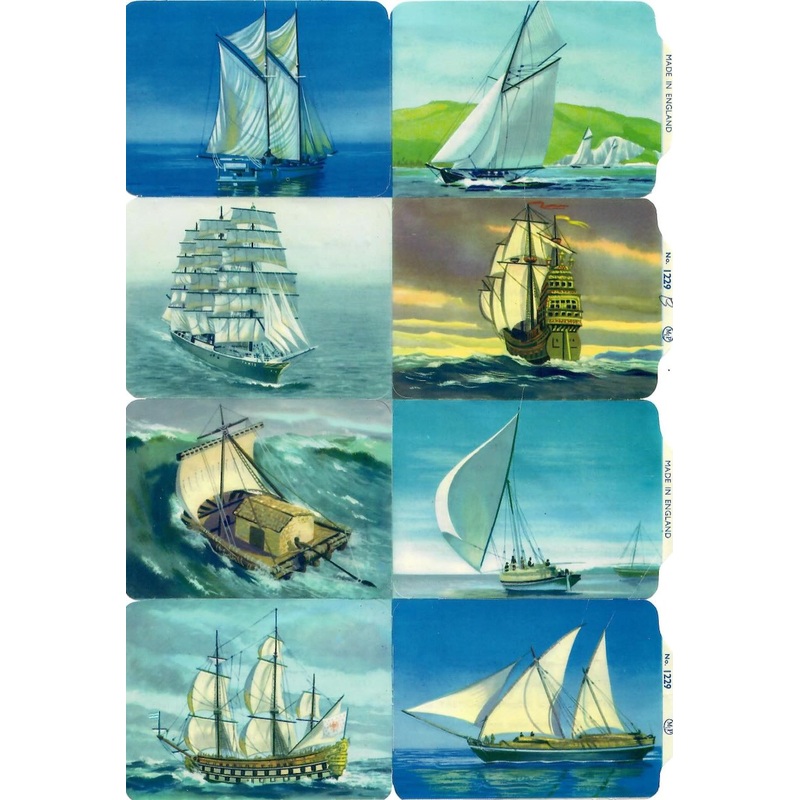 Scrapbook Pictures, Ships-Vintage