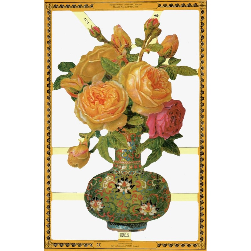 Scrapbook Pictures, Vase of Flowers