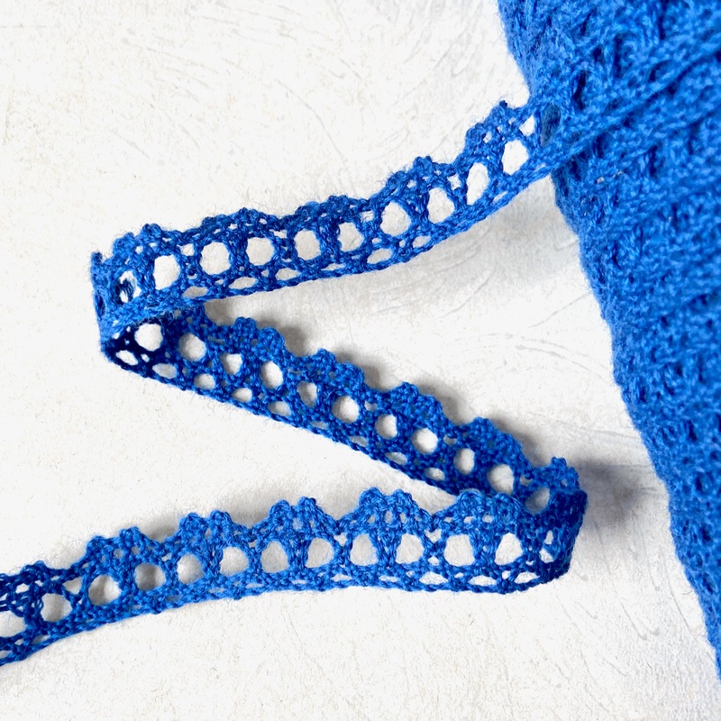 Wool Cluny Lace-Royal-By the Yard & 36 Yard Board