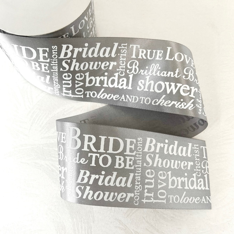 Bridal Shower Printed Ribbon - By the Roll