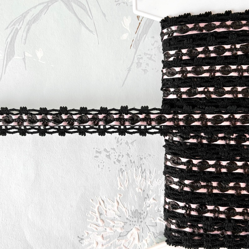 Cluny Lace With Rococo on Ribbon Insert