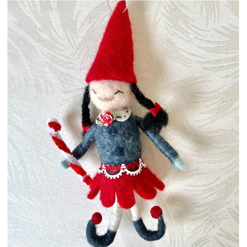 Merry North Pole Felt Ornament