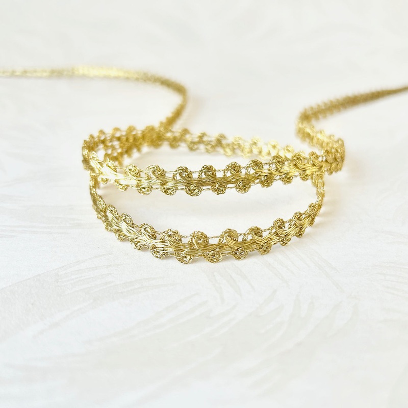 Metallic Decorative Braid-Gold
