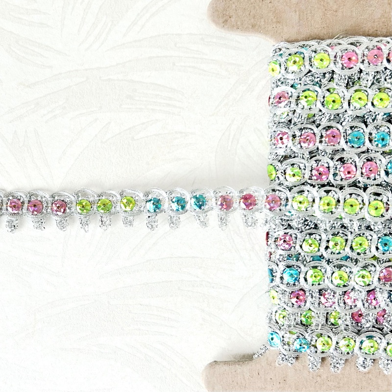 Metallic Sequin Decorative Braid