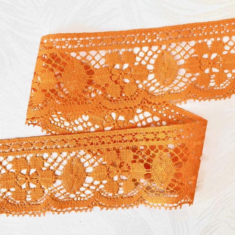 Orange Vintage Lace-Orange