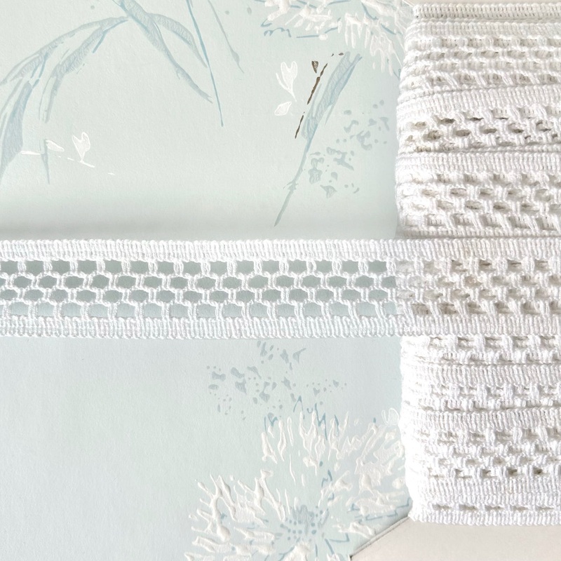 White Cotton Ladder Cluny Lace
