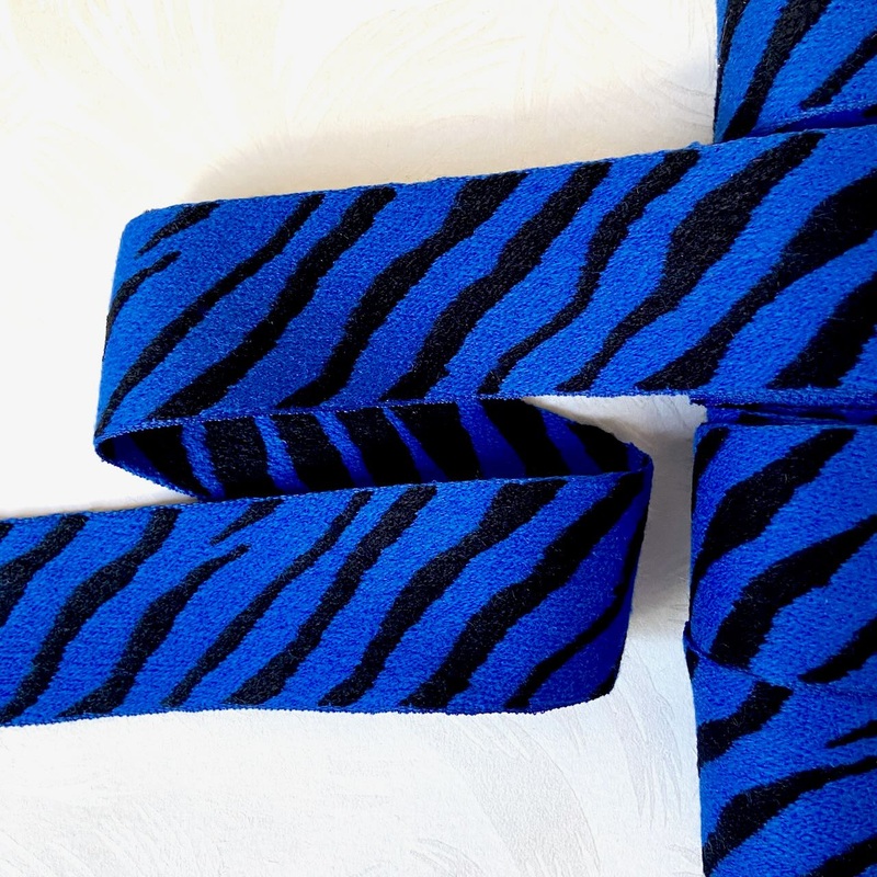 Zebra Jacquard-Blue