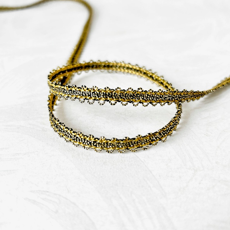 Black & Gold Braid-Black & Gold