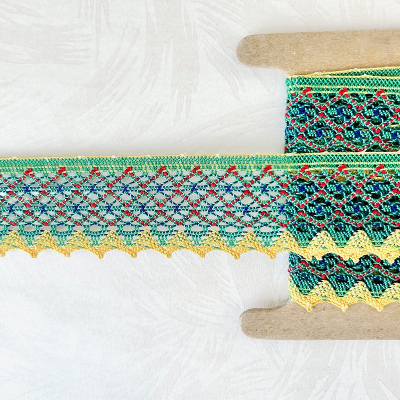 Cool Colorful Lace-Green & Yellow