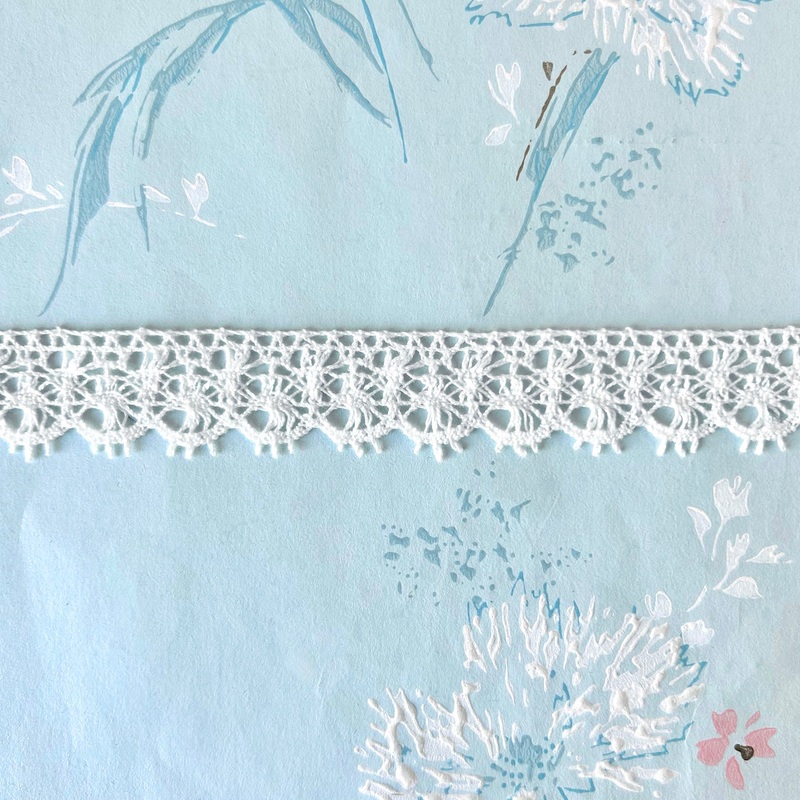 Cotton Cluny Lace-White-By the Yard & 144 Yard Roll