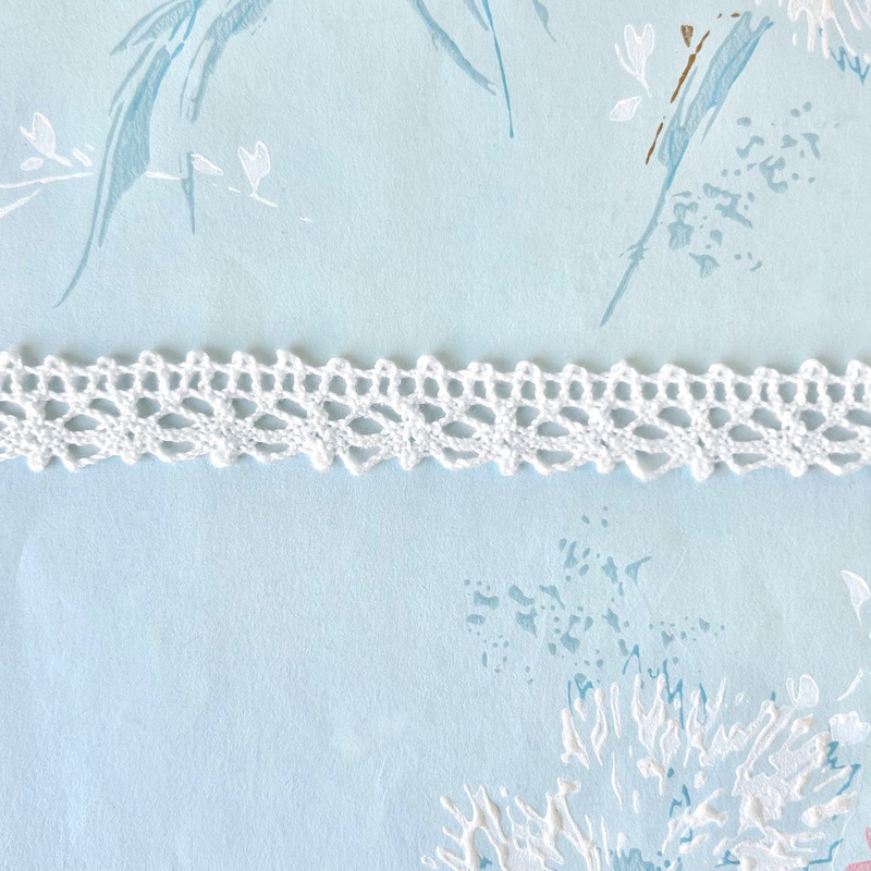 Cotton Cluny Lace-White-By the Yard & 50 Yard Roll