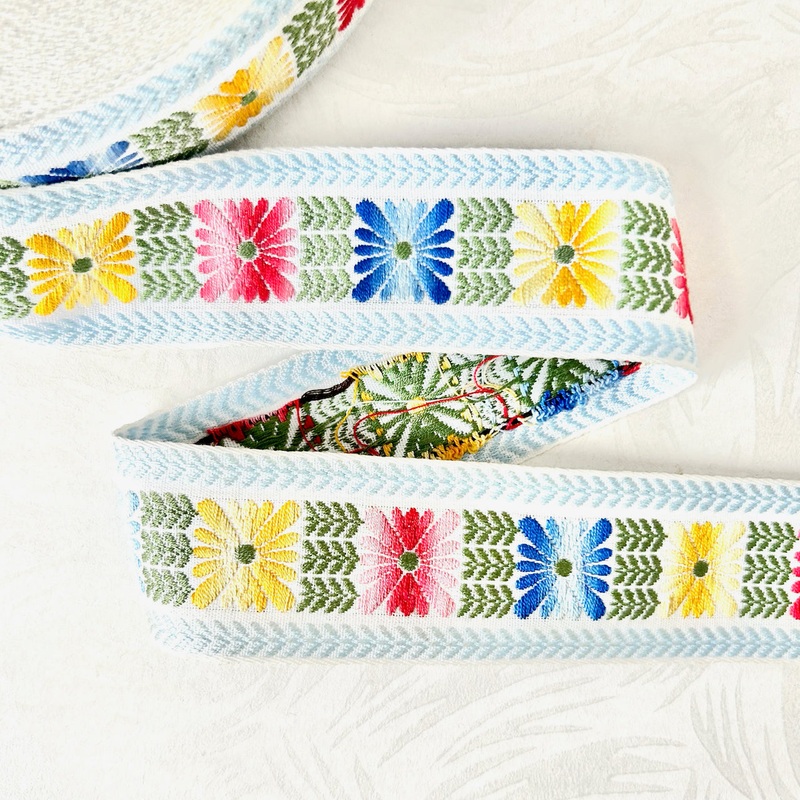 Cotton Floral Jacquard - Vintage