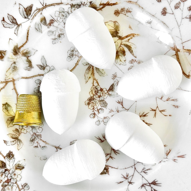 Spun Cotton Acorns-42mm