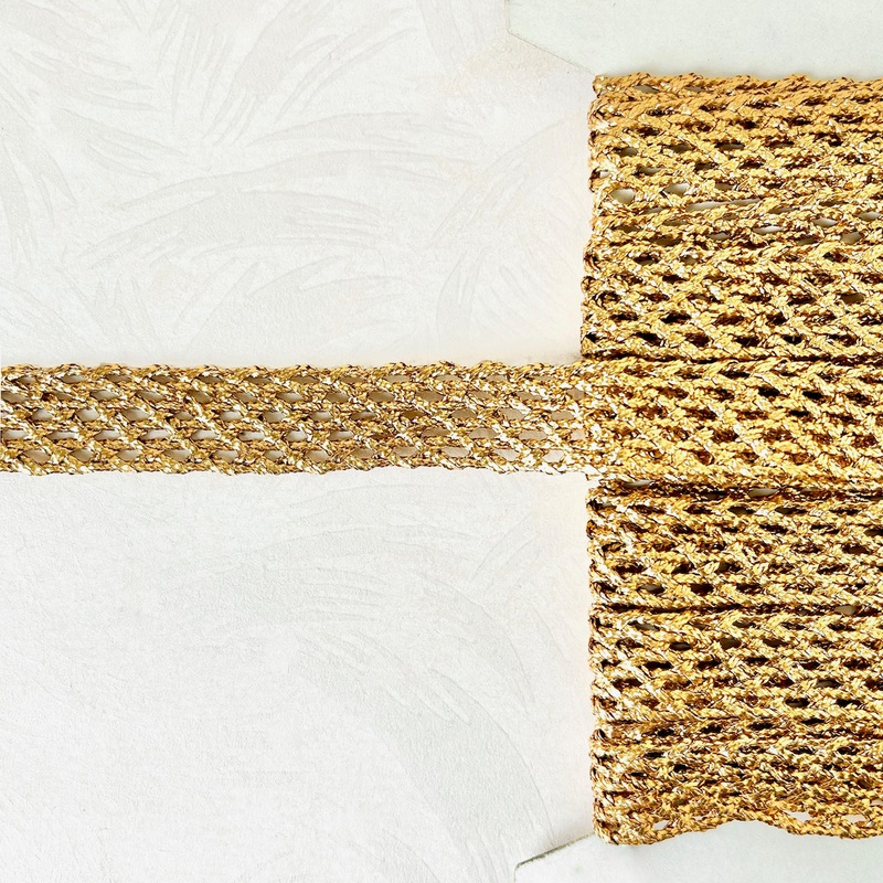 Thick Metallic Gold Braid-Gold