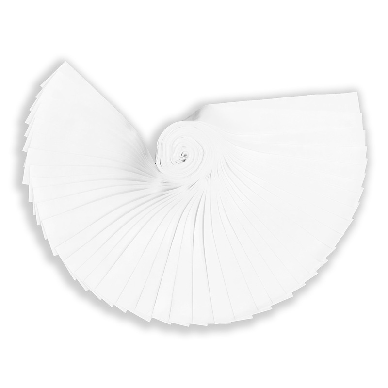 Matt's Pre-Cut 40 Piece 2 1/2 Jelly Roll Strips - Moda Bella Solids - 9900 98 White Bleached