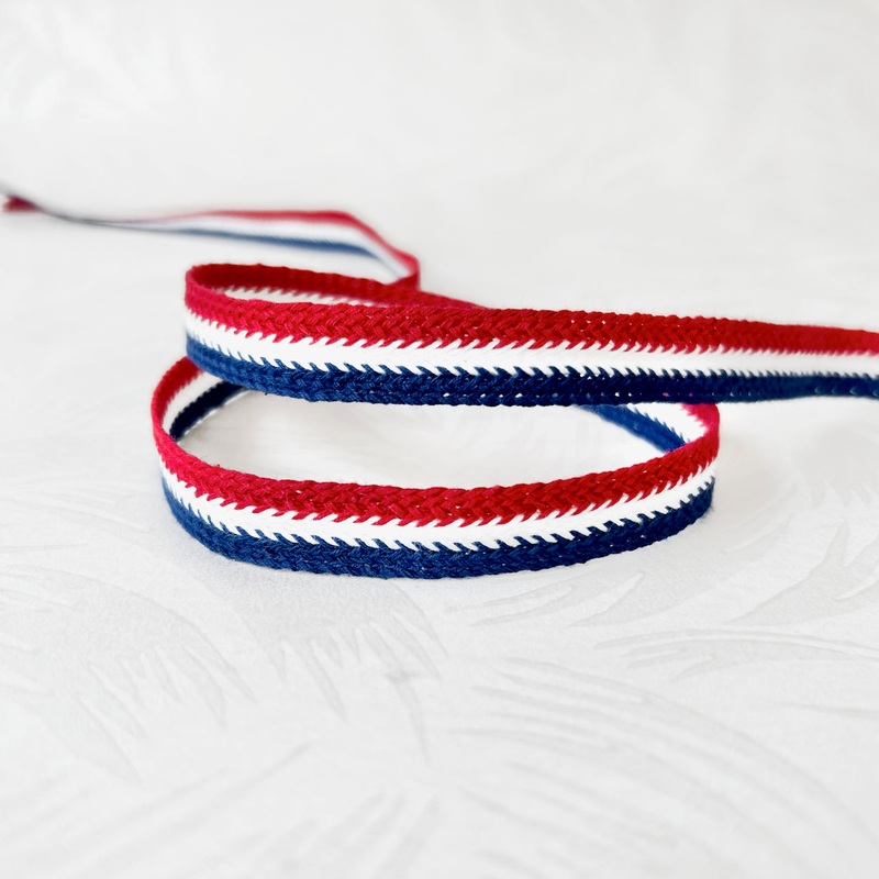 Red White & Blue Braid - Vintage