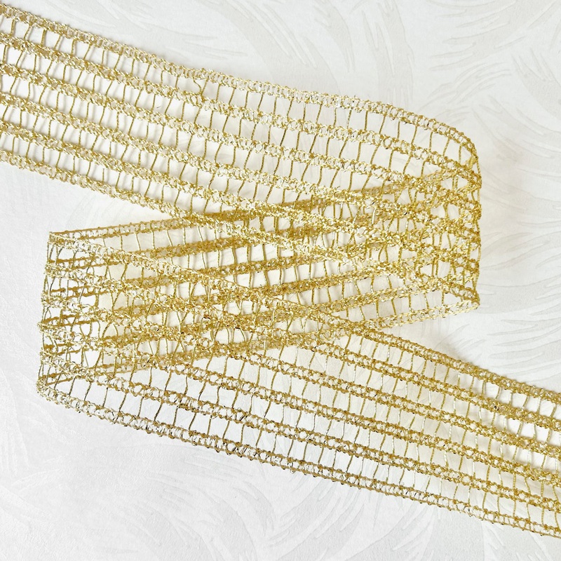 Wired Metallic Decorative Braid