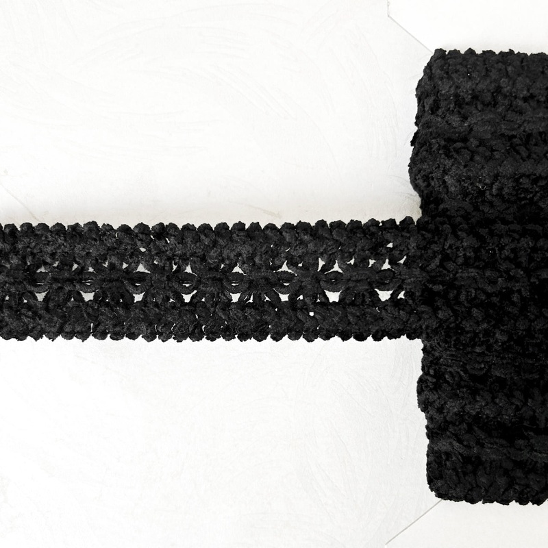 Chenille Braid-Black