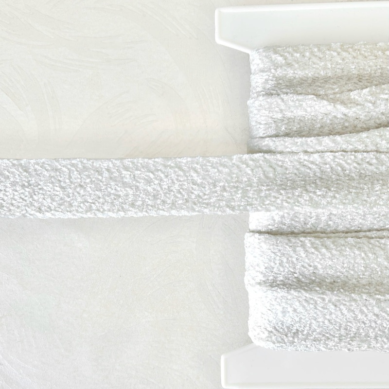 Chenille Braid-White