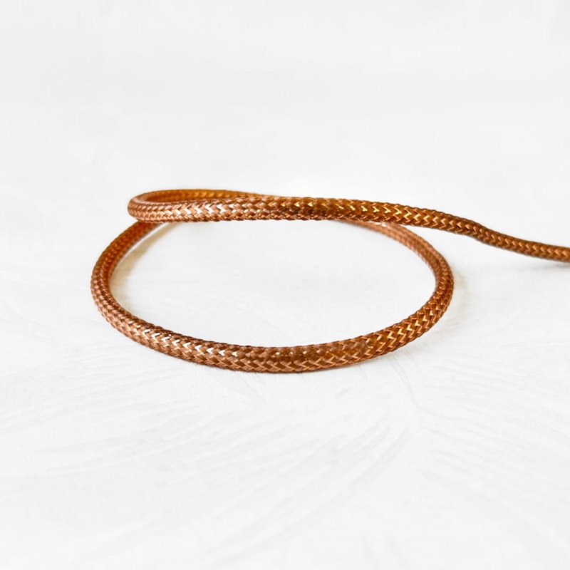 Metallic Braided Cord-Copper