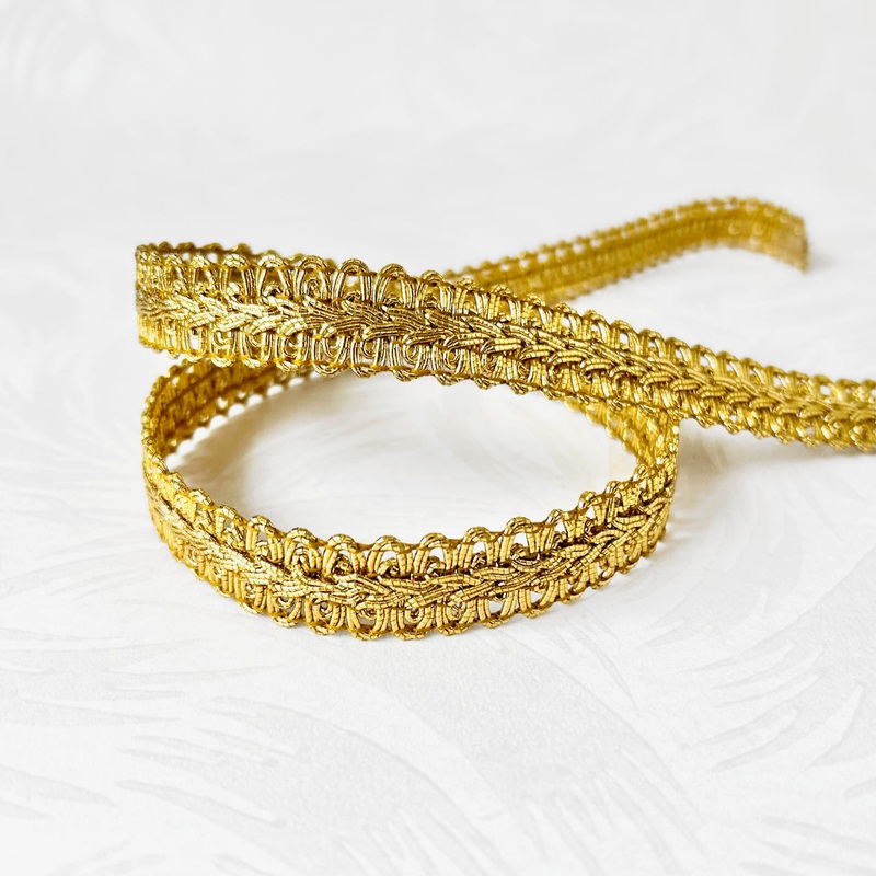 Metallic Gold Gimp Braid-Gold