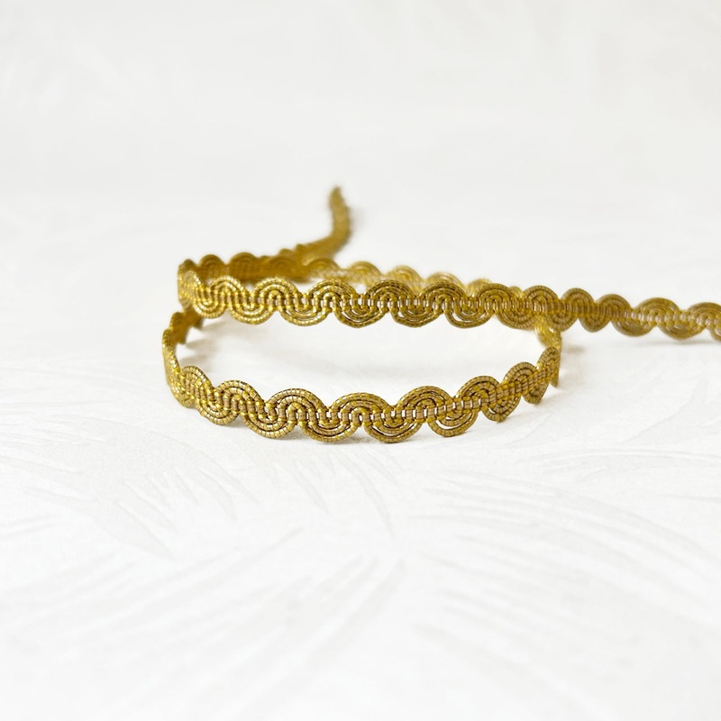 Metallic Gold Gimp Braid-Matte Gold-By the Yard & 36 Yard Board