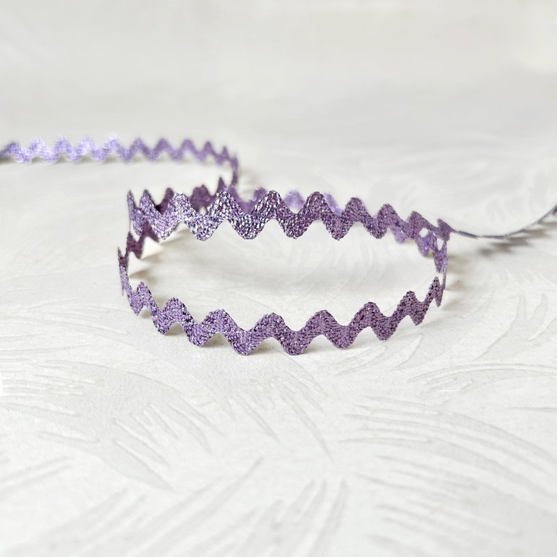 Metallic Purple Rick Rack-Metallic Purple