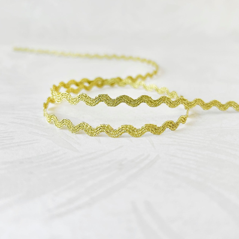 Sparkly Metallic Gold Rick Rack