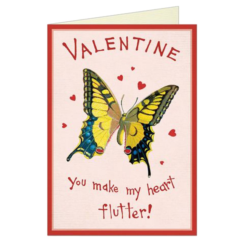 Valentine Butterfly - Greeting Card