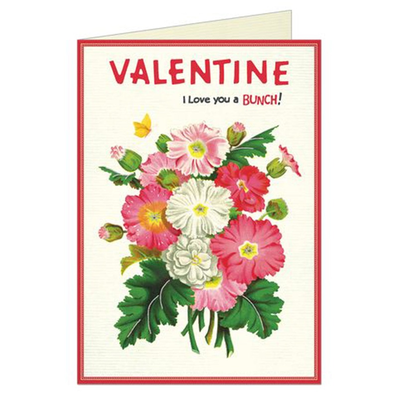 Valentine Flowers - Greeting Card
