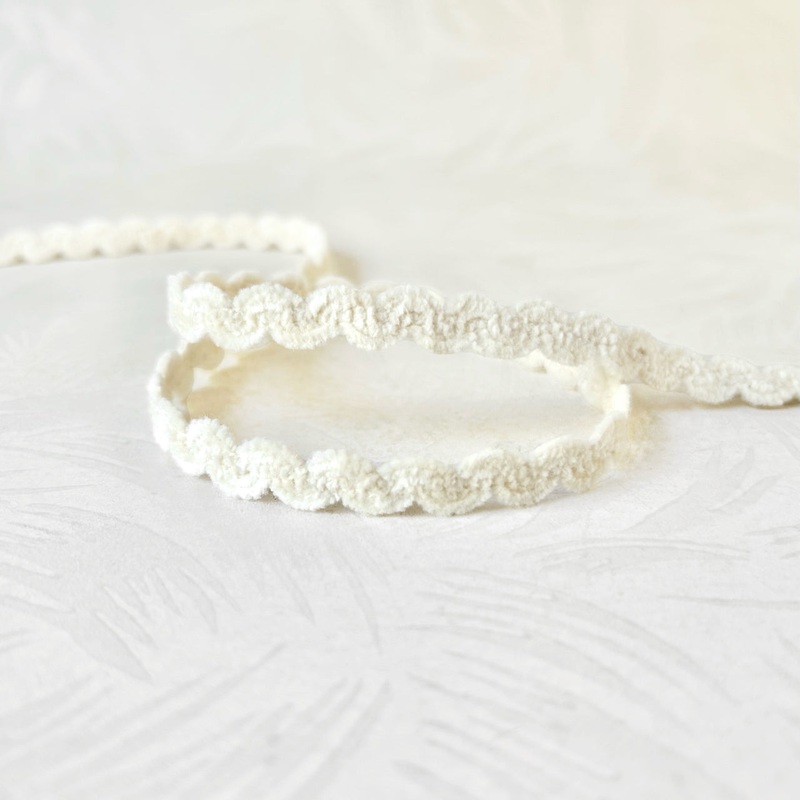 Wavy Chenille Braid-Natural