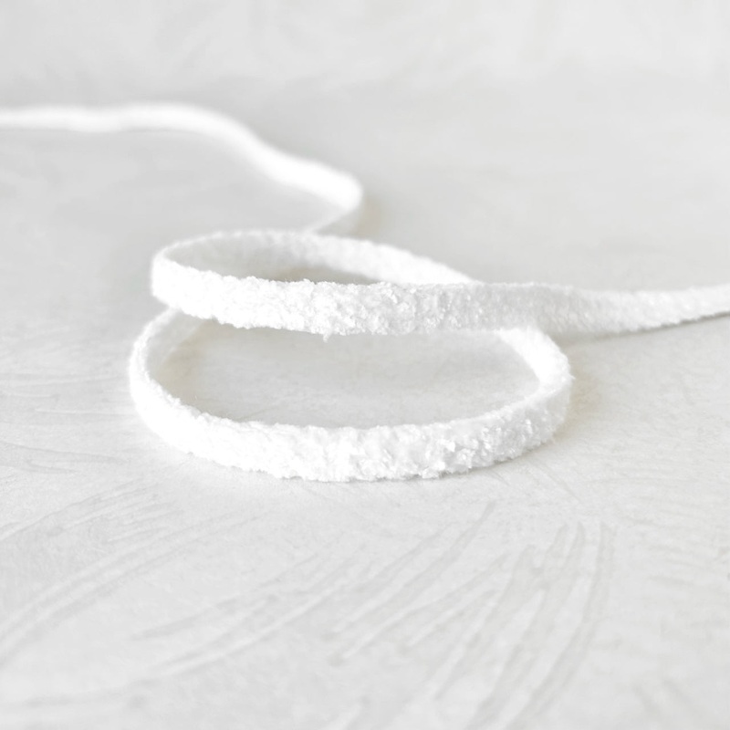 Chenille Cording-White