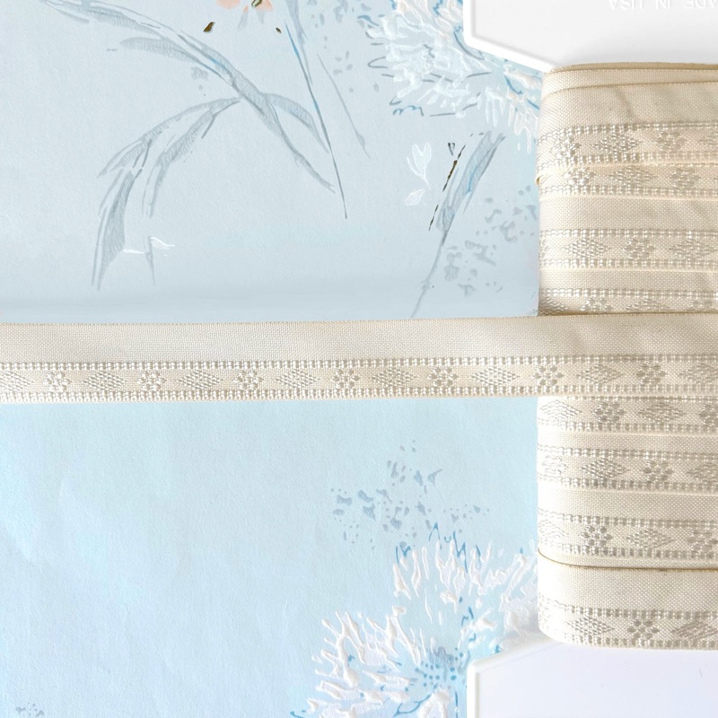 Diamond and Flower Edging-Natural