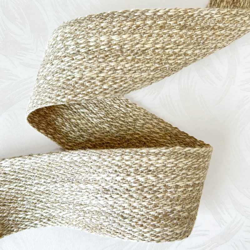 Double Thick Natural Braid-Natural-By the Yard & 50 Yard Roll