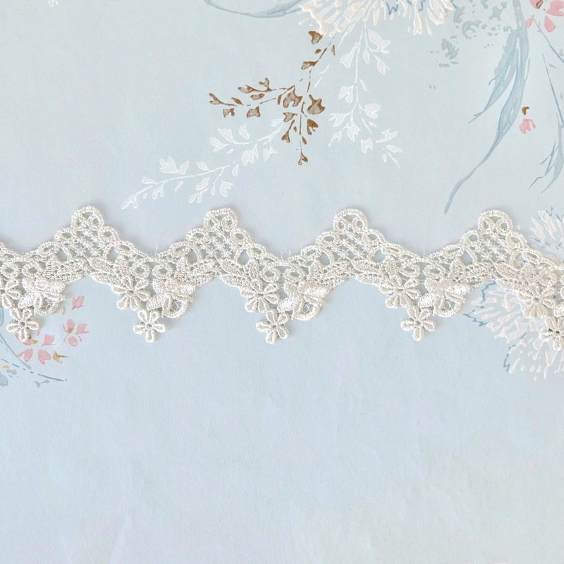 Floral Venice Lace-Ivory