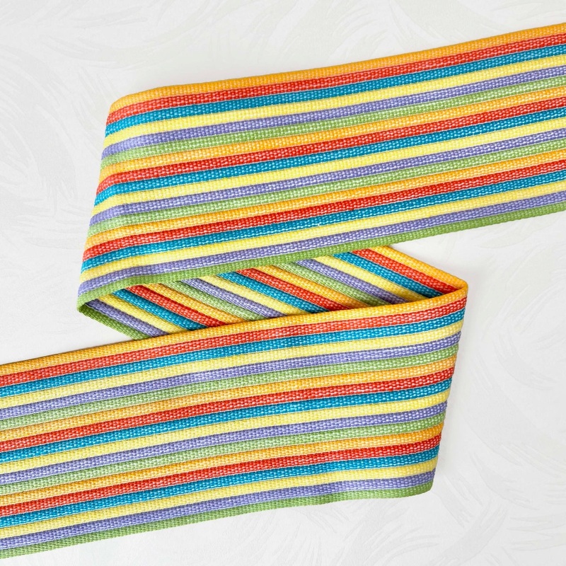 Multicolor Woven Braid 3-Multicolor