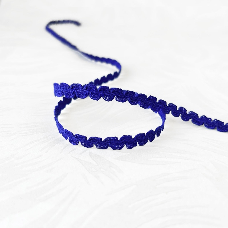 Royal Blue Scalloped Braid-Royal Blue-By the Yard & 288 Yard Roll