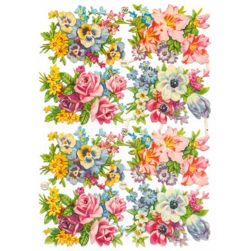 Scrapbook Pictures,  Pastel Flowers